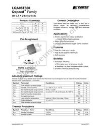 LQA06T300 Datasheet Cover