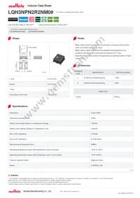 LQH3NPN2R2NM0L Datasheet Cover