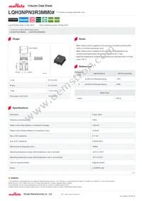 LQH3NPN3R3MM0L Datasheet Cover