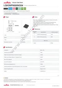 LQH3NPN680NG0L Datasheet Cover