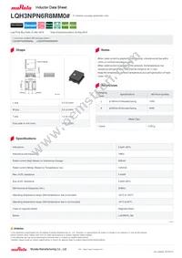 LQH3NPN6R8MM0L Datasheet Cover