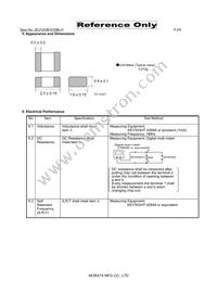 LQM2MPZ1R5MG0L Datasheet Page 2