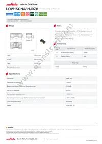 LQW15CN48NJ0ZD Datasheet Cover