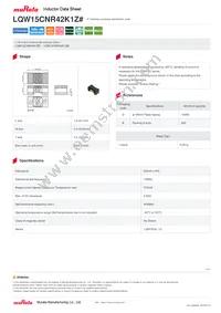 LQW15CNR42K1ZD Datasheet Cover