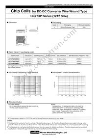 LQY33PN100M02L Datasheet Cover