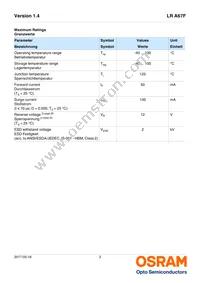 LR A67F-U2AB-1-1-30-R33-Z Datasheet Page 3