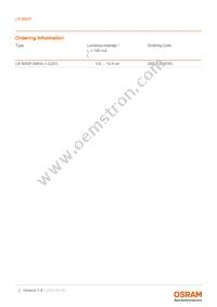 LR B6SP-CBEA-1-G3R3-140-R33-Z Datasheet Page 2
