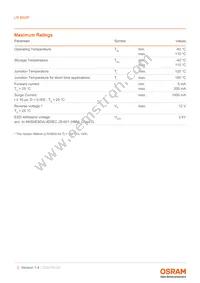 LR B6SP-CBEA-1-G3R3-140-R33-Z Datasheet Page 3