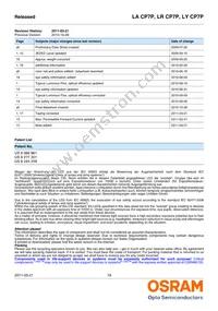 LR CP7P-JZKX-1-0-400-R18-Z-CK Datasheet Page 19