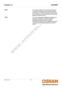 LR CPDP-JTJU-1-0-350-R18-XX Datasheet Page 13