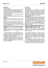 LR CPDP-JTKQ-1-0-350-R18-XX Datasheet Page 21
