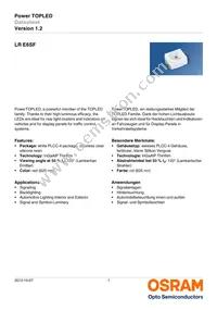 LR E6SF-ABCA-1-1-Z Datasheet Cover