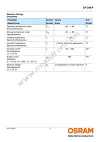 LR G5AP-BZCZ-1-1-100-R18-Z Datasheet Page 3