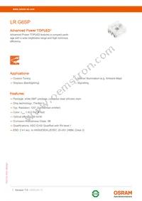 LR G6SP-CBEA-1-1-Z Datasheet Cover