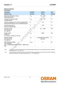 LR H9PP-HZJZ-1-1-350-R18-Z Datasheet Page 3