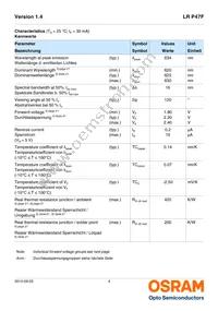 LR P47F-U2AB-1-1-Z Datasheet Page 4