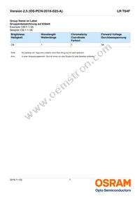 LR T64F-BBDB-1-1 Datasheet Page 7