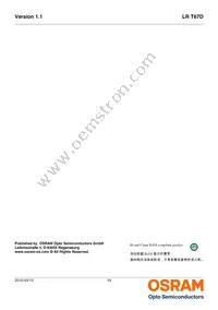 LR T67D-U1V2-1-1-20-R18-Z Datasheet Page 19