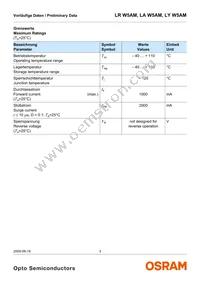 LR W5AM-HZJZ-1-Z Datasheet Page 3