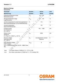LR W5SM-HZJZ-1-1-400-R18-Z Datasheet Page 3