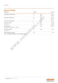 LR Y8SF-U1V2-1-0-20-R18-Z Datasheet Page 3