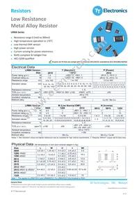 LRMAP2512-R05FT4 Datasheet Cover