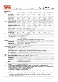 LRS-100-12 Datasheet Page 2