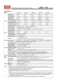 LRS-150-36 Datasheet Page 2