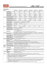 LRS-150F-36 Datasheet Page 2