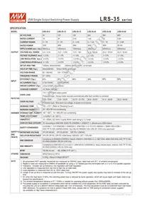 LRS-35-48 Datasheet Page 2