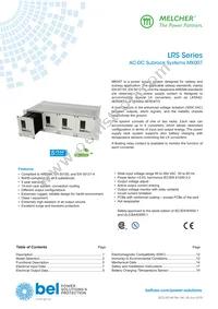 LRS40-15-900G Datasheet Cover