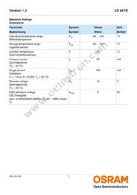 LS A67K-K1L2-1-Z Datasheet Page 3