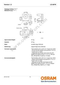 LS A67K-K1L2-1-Z Datasheet Page 10