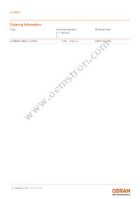 LS B6SP-CADB-1-G3R3-140-R33-Z Datasheet Page 2