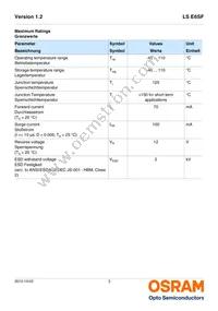 LS E6SF-V2BA-1-1-Z Datasheet Page 3