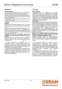 LS L29K-G1H2-1-Z Datasheet Page 18