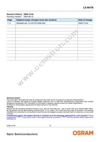 LS M47B-S1T2-1-0-30-R18-Z Datasheet Page 14