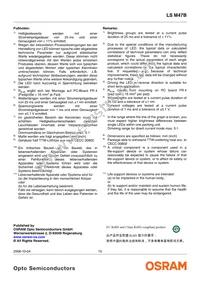 LS M47B-S1T2-1-0-30-R18-Z Datasheet Page 15