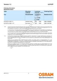 LS P47F-U1AA-1-1-Z Datasheet Page 2