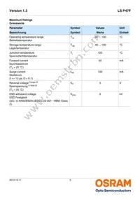 LS P47F-U1AA-1-1-Z Datasheet Page 3