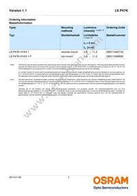 LS P47K-H1K2-1-Z Datasheet Page 2