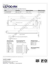 LS700-RH Datasheet Page 2