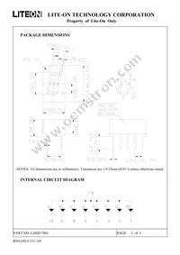 LSHD-7801 Datasheet Page 2