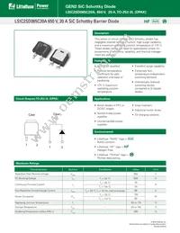 LSIC2SD065C20A Datasheet Cover