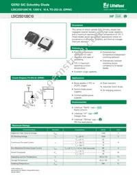 LSIC2SD120C10 Datasheet Cover