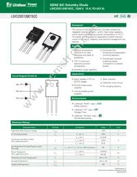 LSIC2SD120E15CC Datasheet Cover