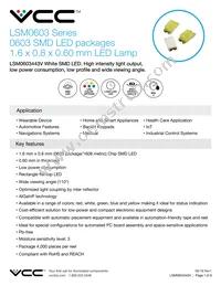 LSM0603443V Datasheet Cover