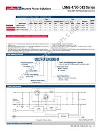 LSM2-T/30-D12R-C-CIS Datasheet Page 2