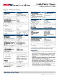 LSM2-T/30-D12R-C-CIS Datasheet Page 5