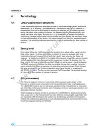 LSM303DLHTR Datasheet Page 17